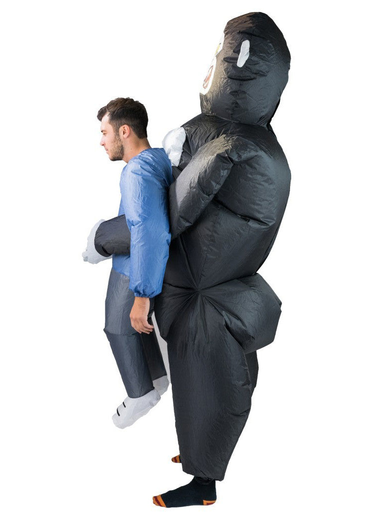 Inflatable Adults Lift Up Gorilla Costume - Side Image