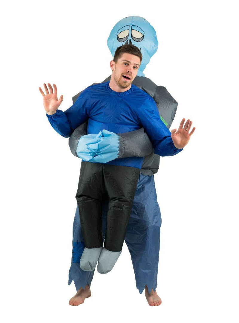 Inflatable Lift You Up Zombie Adults Halloween Costume - Front Image