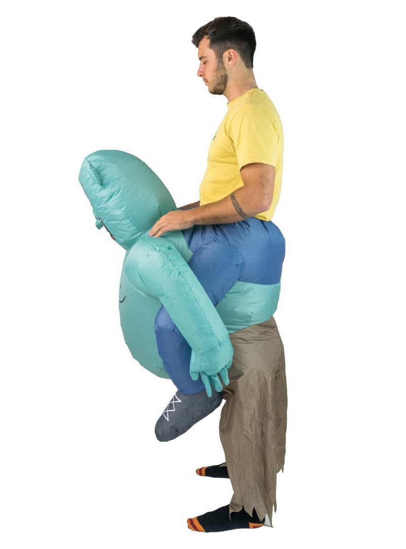 Inflatable Troll Adults Lift Me Up Costume - Side Image