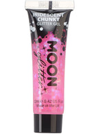 Image of Moon Glitter Iridescent Pink Chunky Glitter Gel