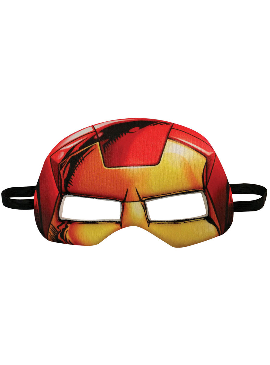 Boys Plush red Ironman Superhero Eye Mask - Alternative Image