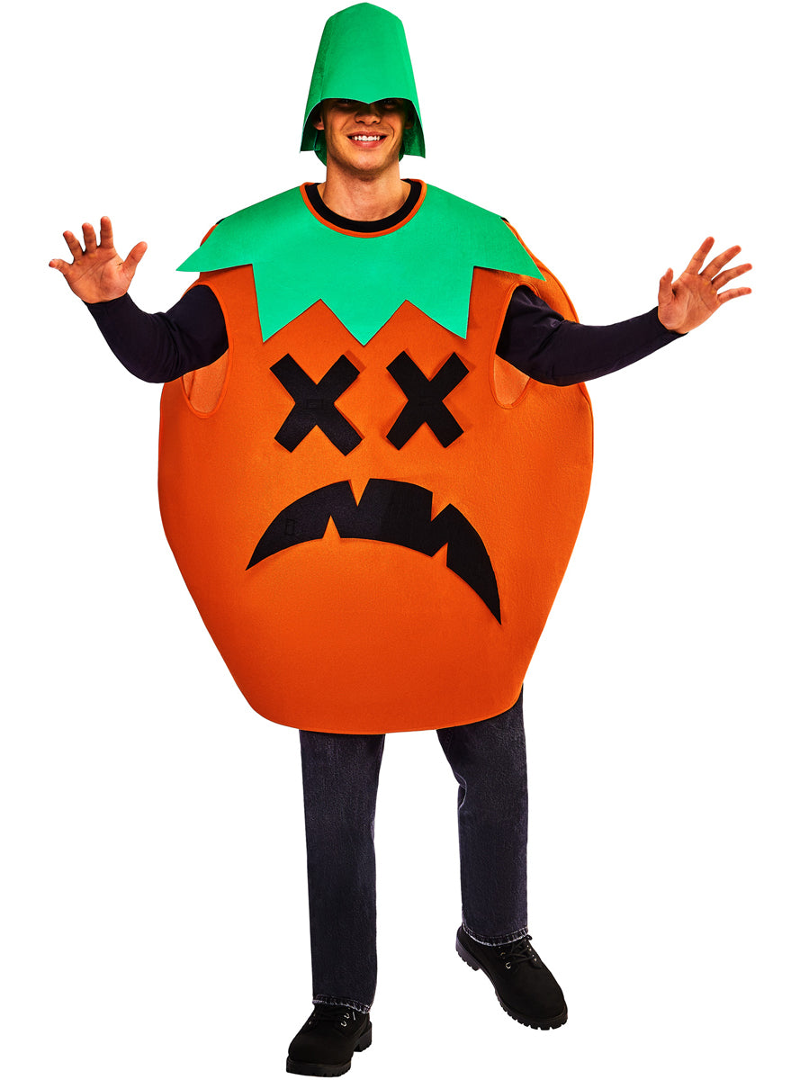 Funny Face Adults Jack 'O' Lantern Pumpkin Costume - Funny Face Image 2