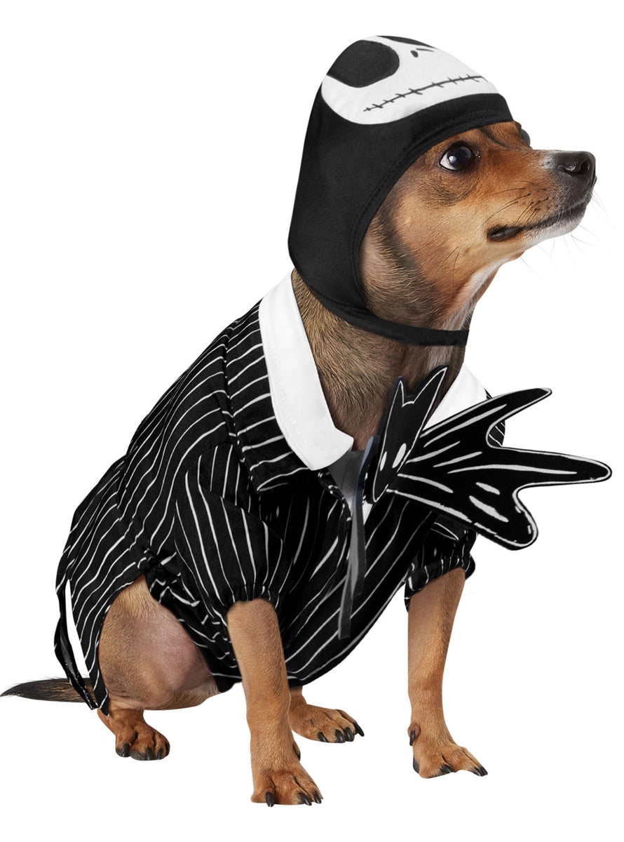 Jack Skellington Pet Dogs A Nightmare Before Christmas Costume – Alternative Image