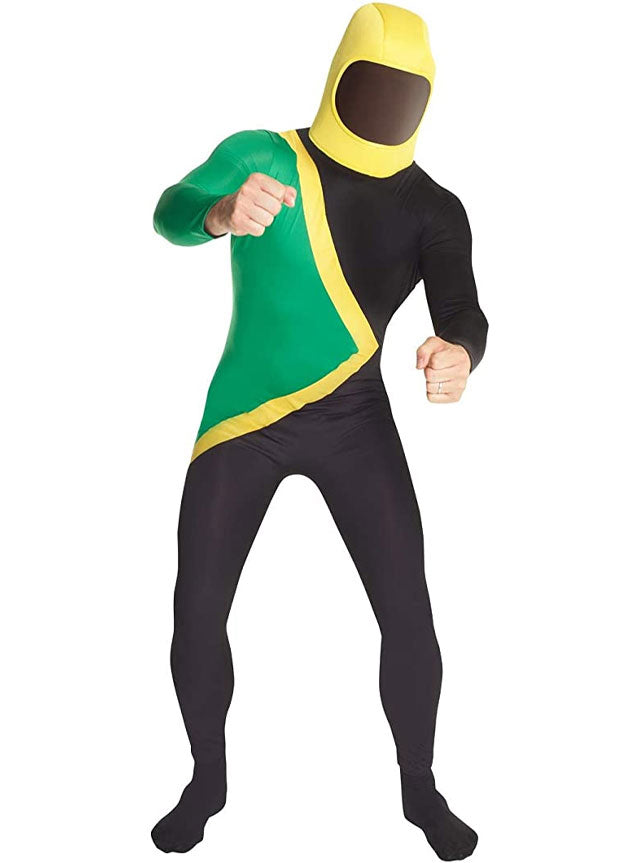 Plus Size Jamaican Bobsled Mens Morphsuit - Main Image