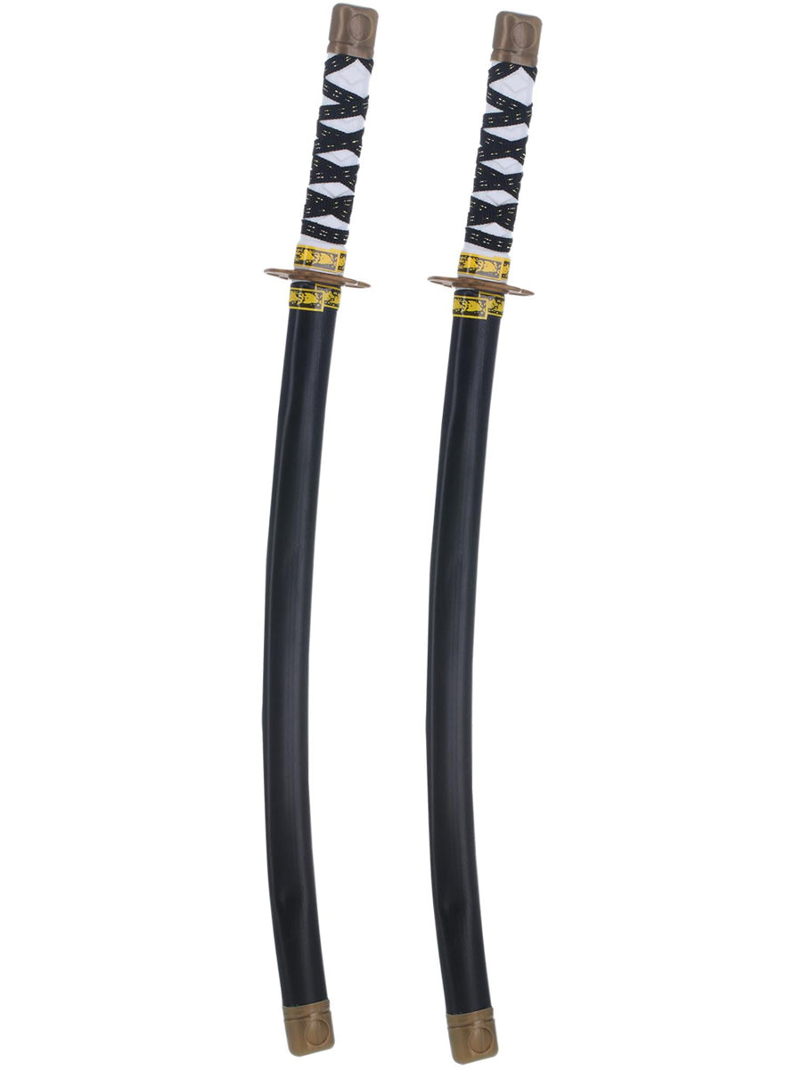 2 Pack of Japanese Ninja Swords 59cm Long - Main Image
