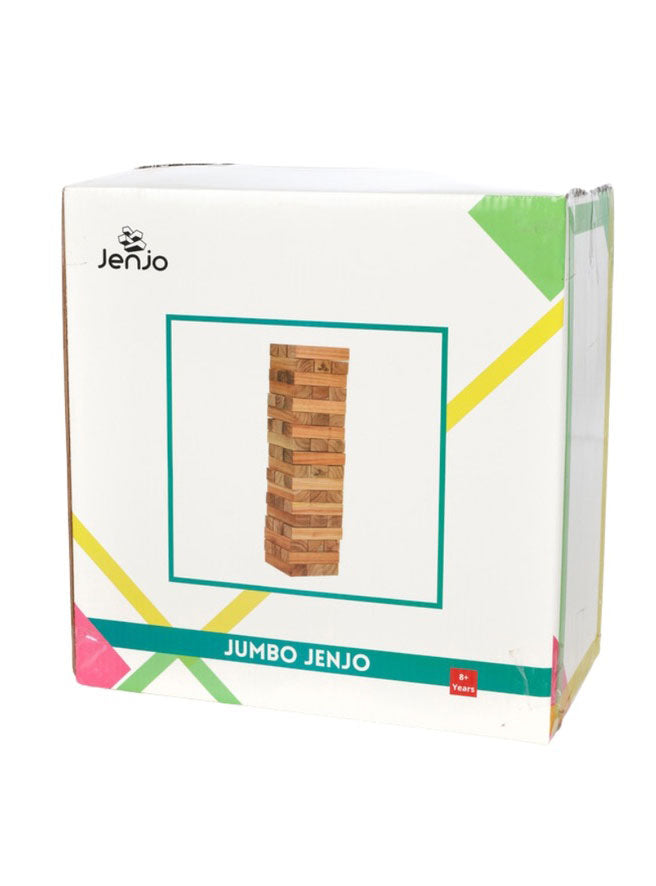 Jumbo Jenjo 81cm Wooden Block Outdoor Game - Packaging Image