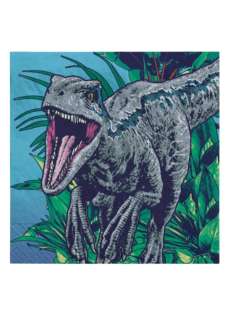 Jurassic World Beverage Napkins 16 Pack - Main Image
