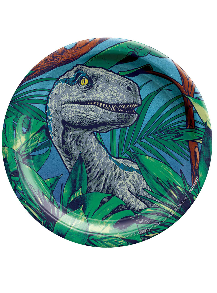 Jurassic World 17cm Paper Plates 8 Pack - Main Image
