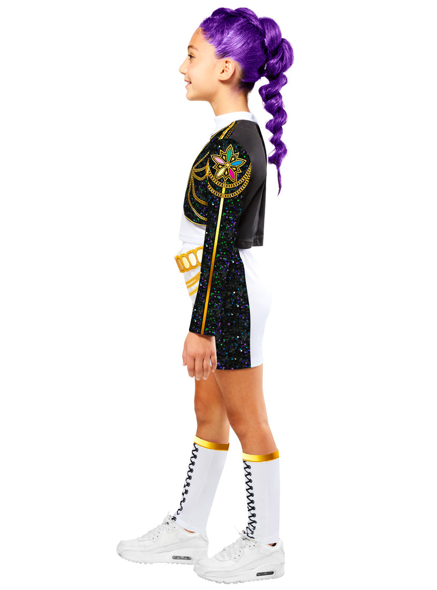 K Pop Demon Hunters Girls Rumi Gold Hybrid Costume - Side Image