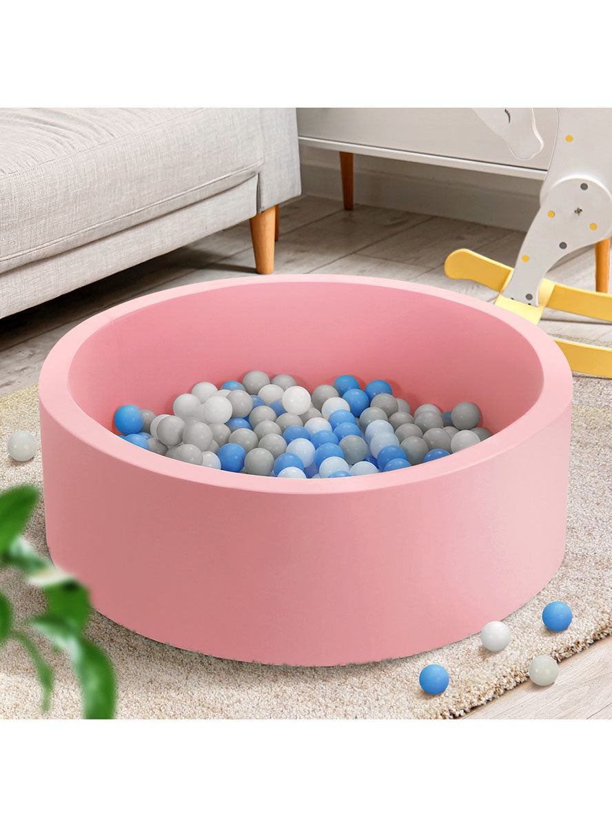 Keezi Kids Pink Foam Round Ball Pit - Lifestyle Image