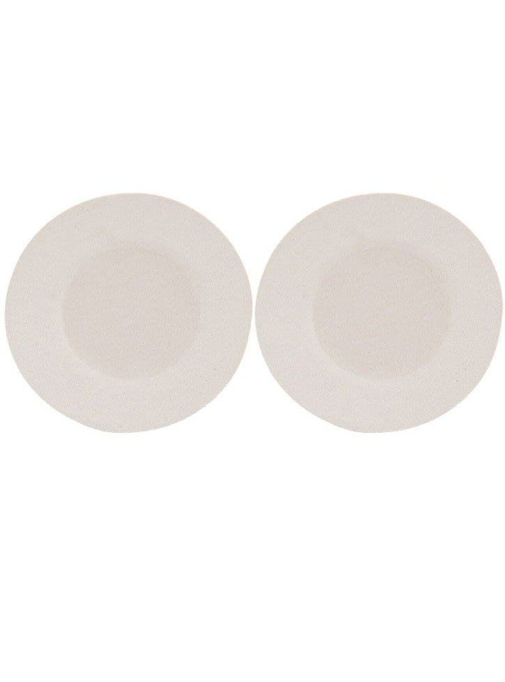 Womens Basic Nude Coloured Round Stick On Nipple Pasties