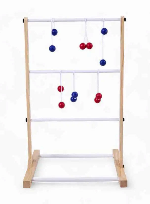 Ladder Ball Wooden Golf Toss Outdoor Lawn Game - Alternative Image 2
