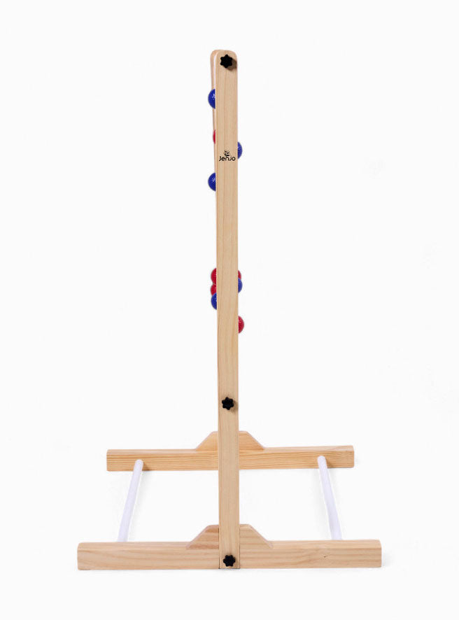 Ladder Ball Wooden Golf Toss Outdoor Lawn Game - Side Image