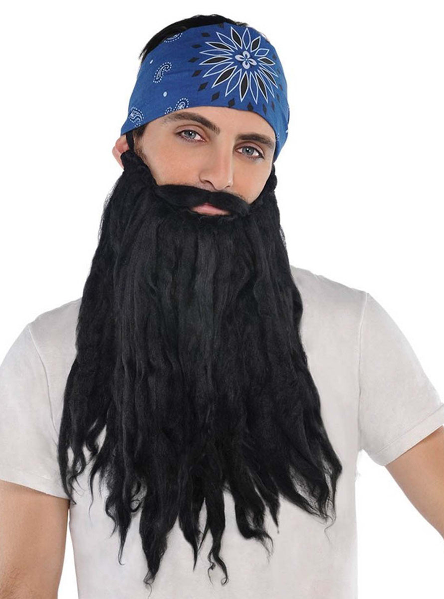 Shaggy Black Long Beard