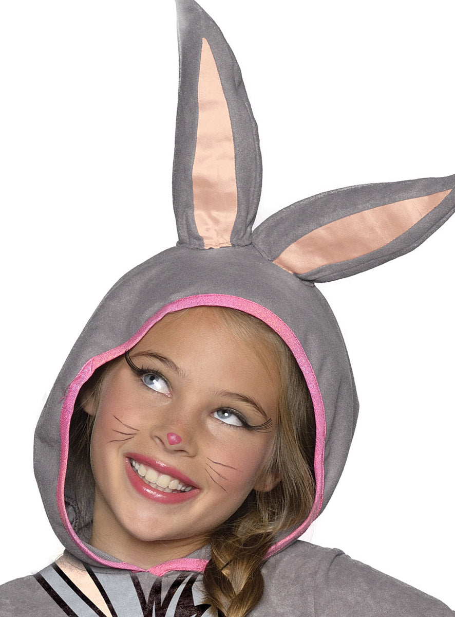 Image of Looney Tunes Girls Cute Bugs Bunny Costume - Close Image 3