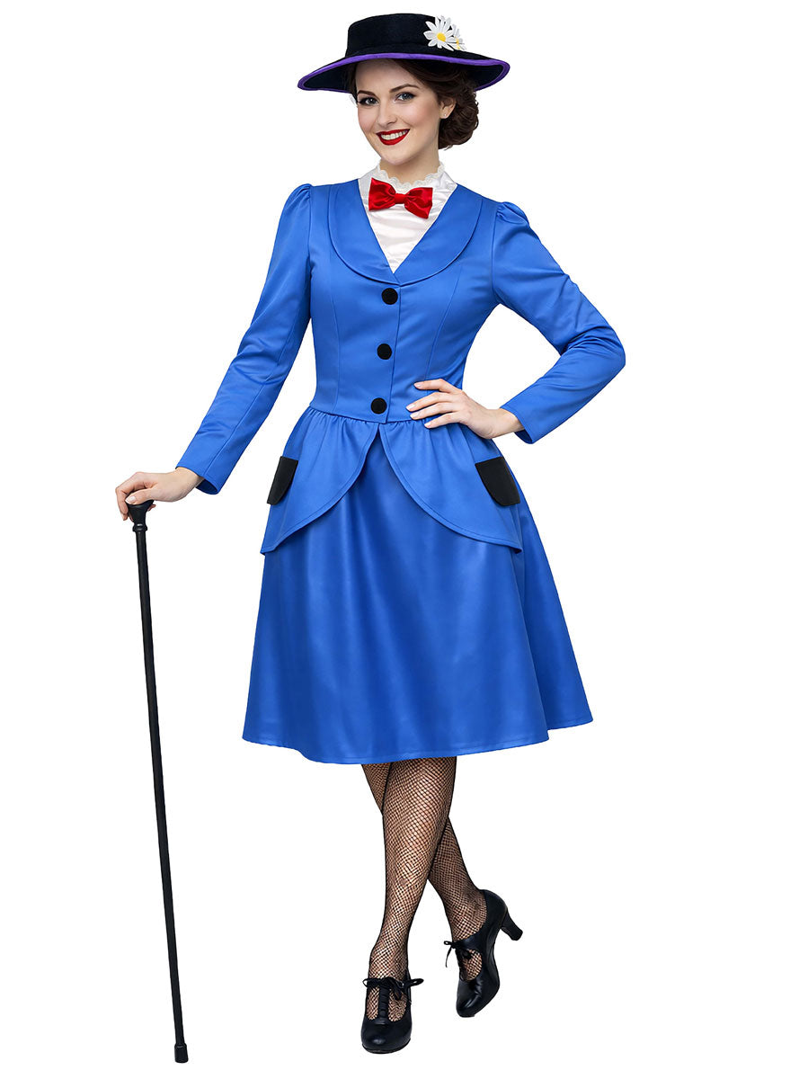 Womens Mary Poppins Magical Nanny Character Costume