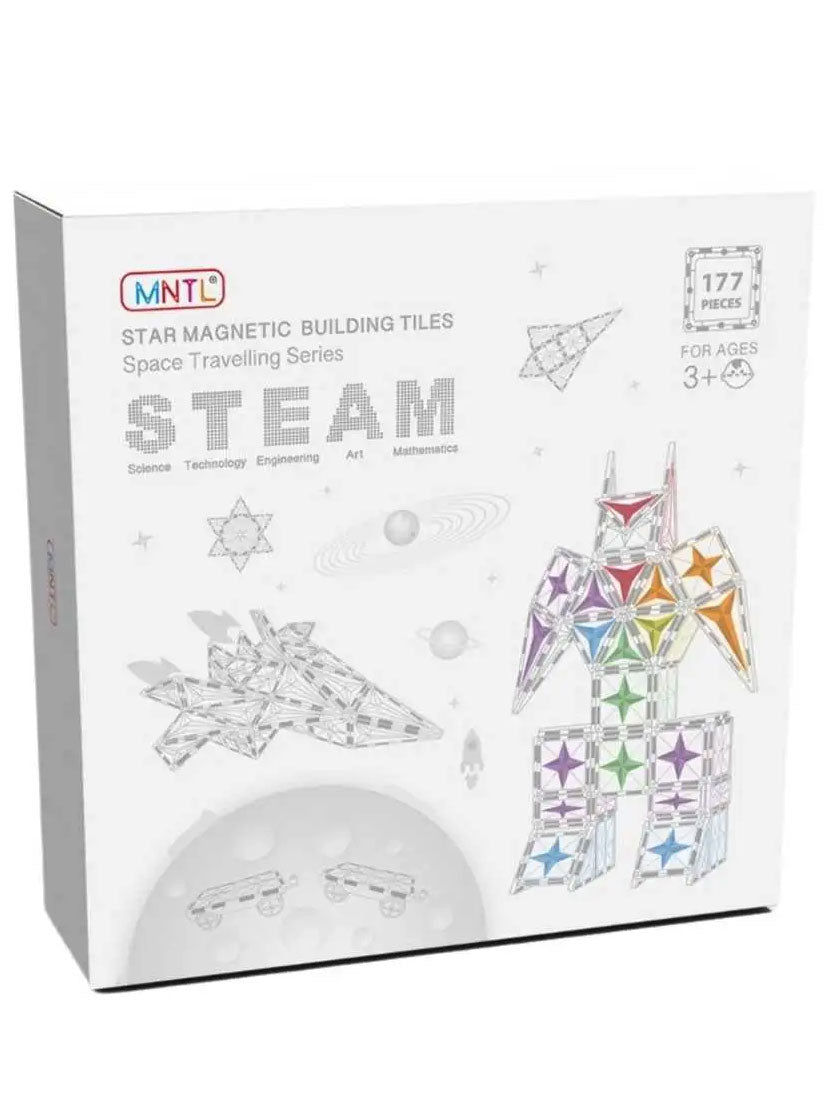 Magnetic Tiles Pastel 177 Piece Set - Main Image