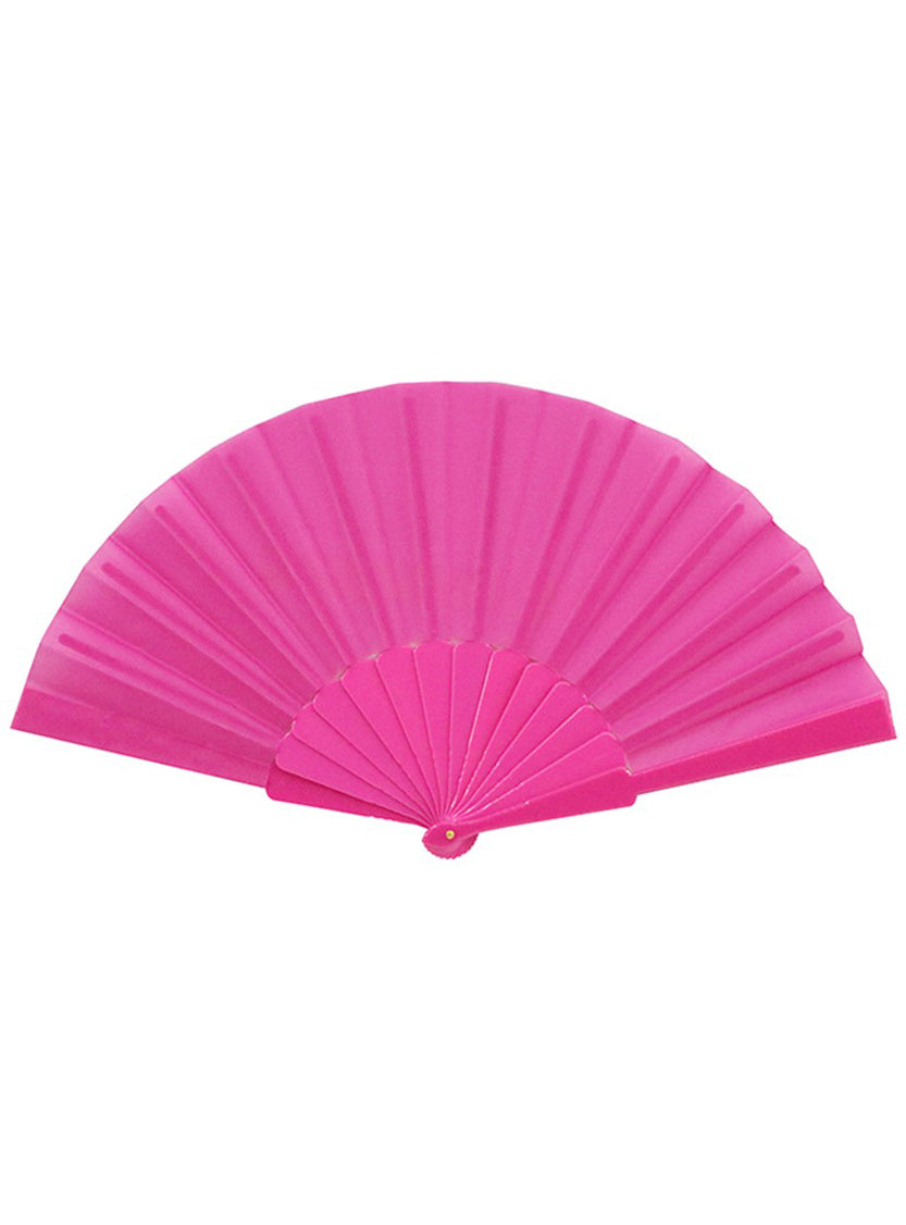 Classic Pink Folding Fan Costume Accessory