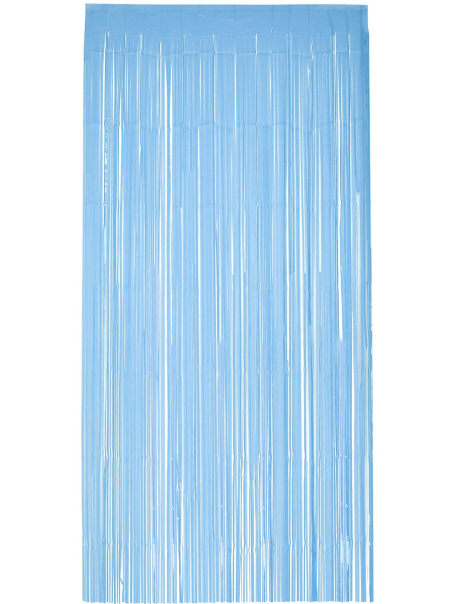 Blue Curtain Party Backdrop - Main Image