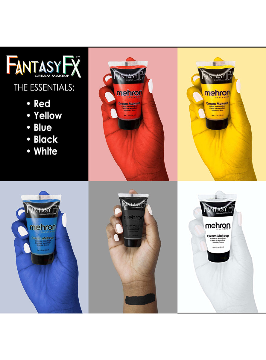 Mehron Fantasy FX 5 Pack Essential Colours Cream Makeup - Alternative Image 1