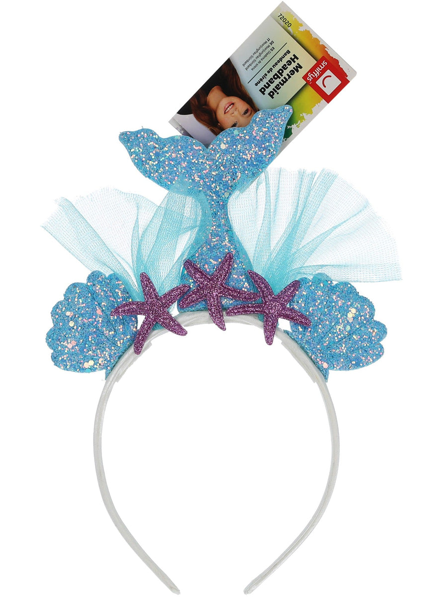 Mermaid Costume Headband for Girls - Packaging Image