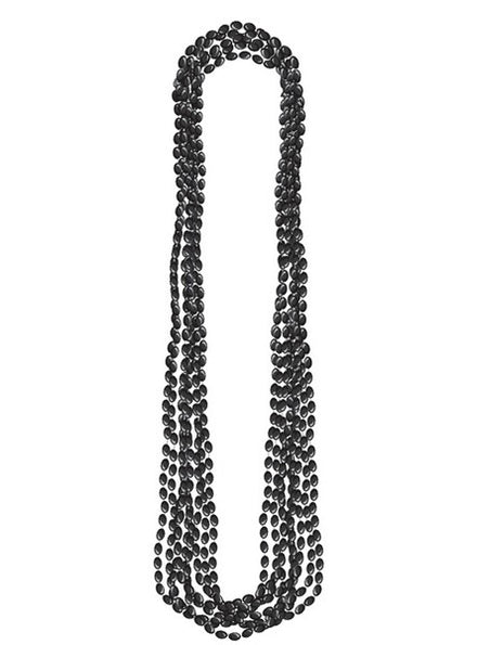 Black Metallic 8 Pack Beaded Necklaces