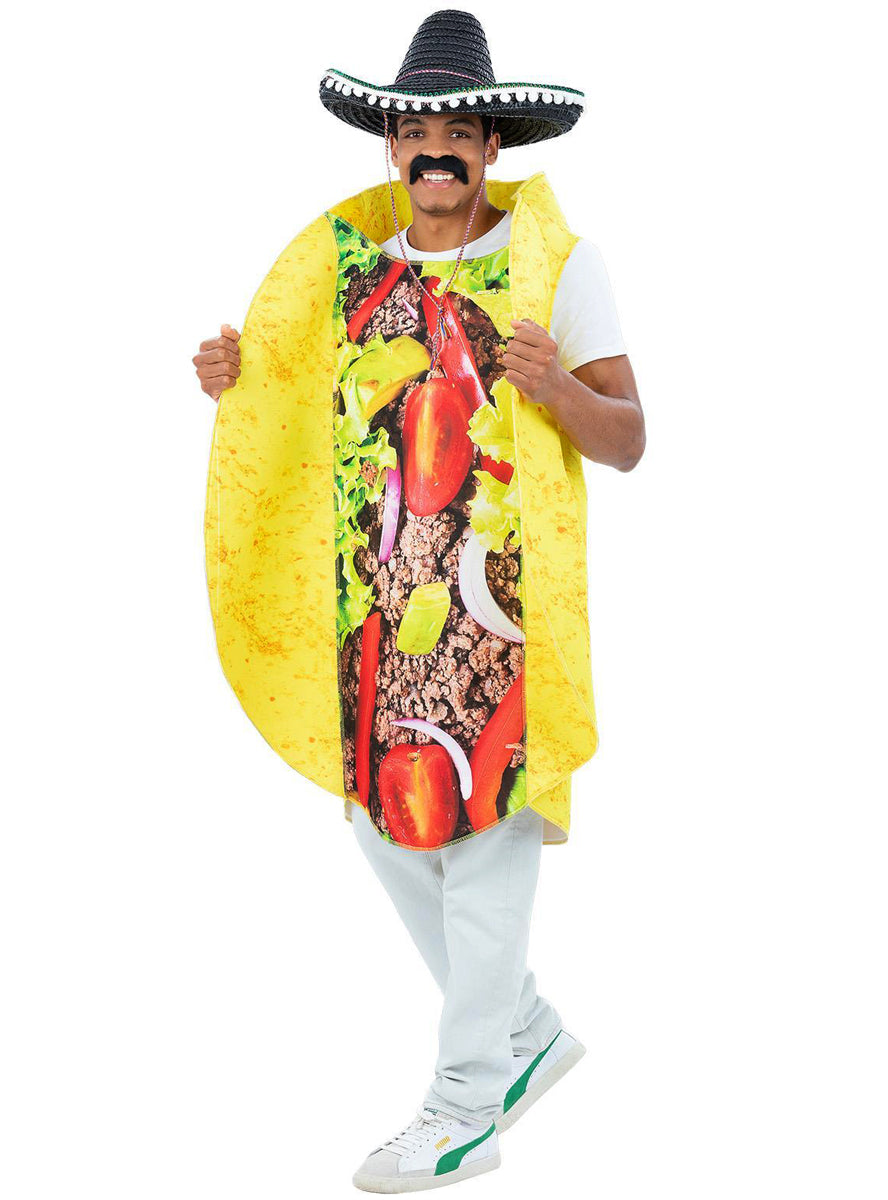 Mens taco novelty mexico costume - Main image