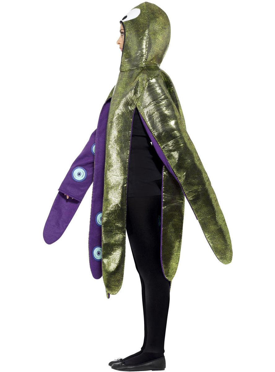 Womens golden octopus costume - Side image