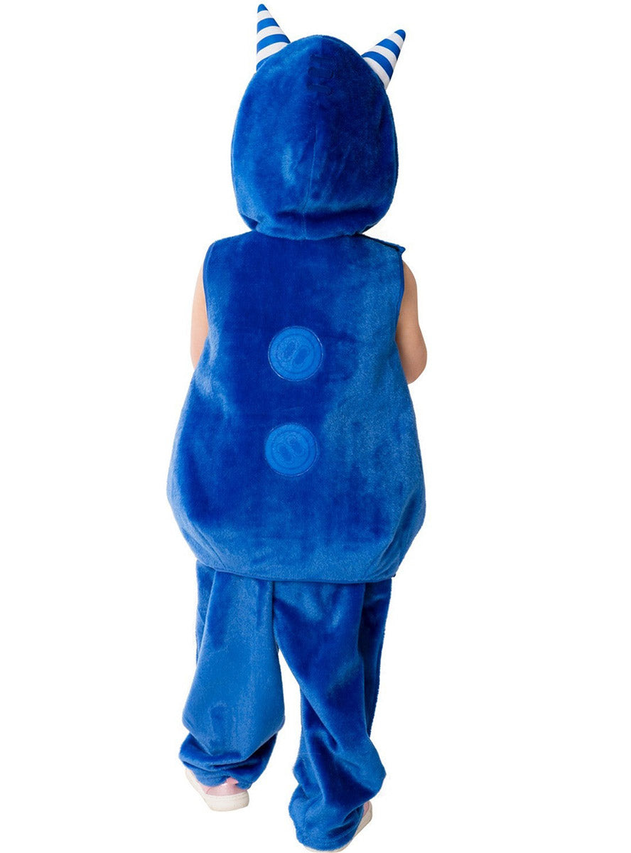 back image of Oddbods Toddler Boys Blue Pogo Monster Costume