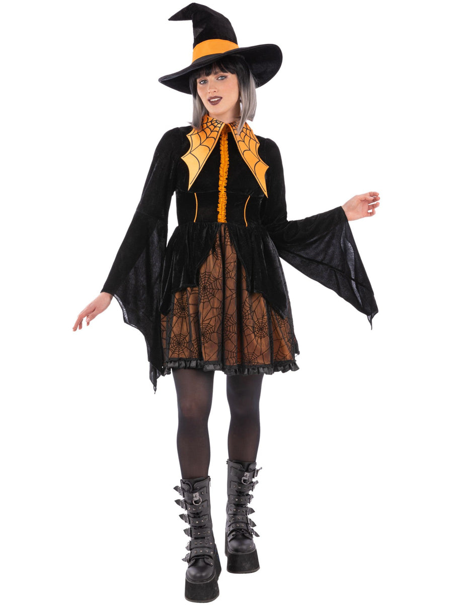 Spellbinding Womens Spider Witch Halloween Costume - Alternate Image