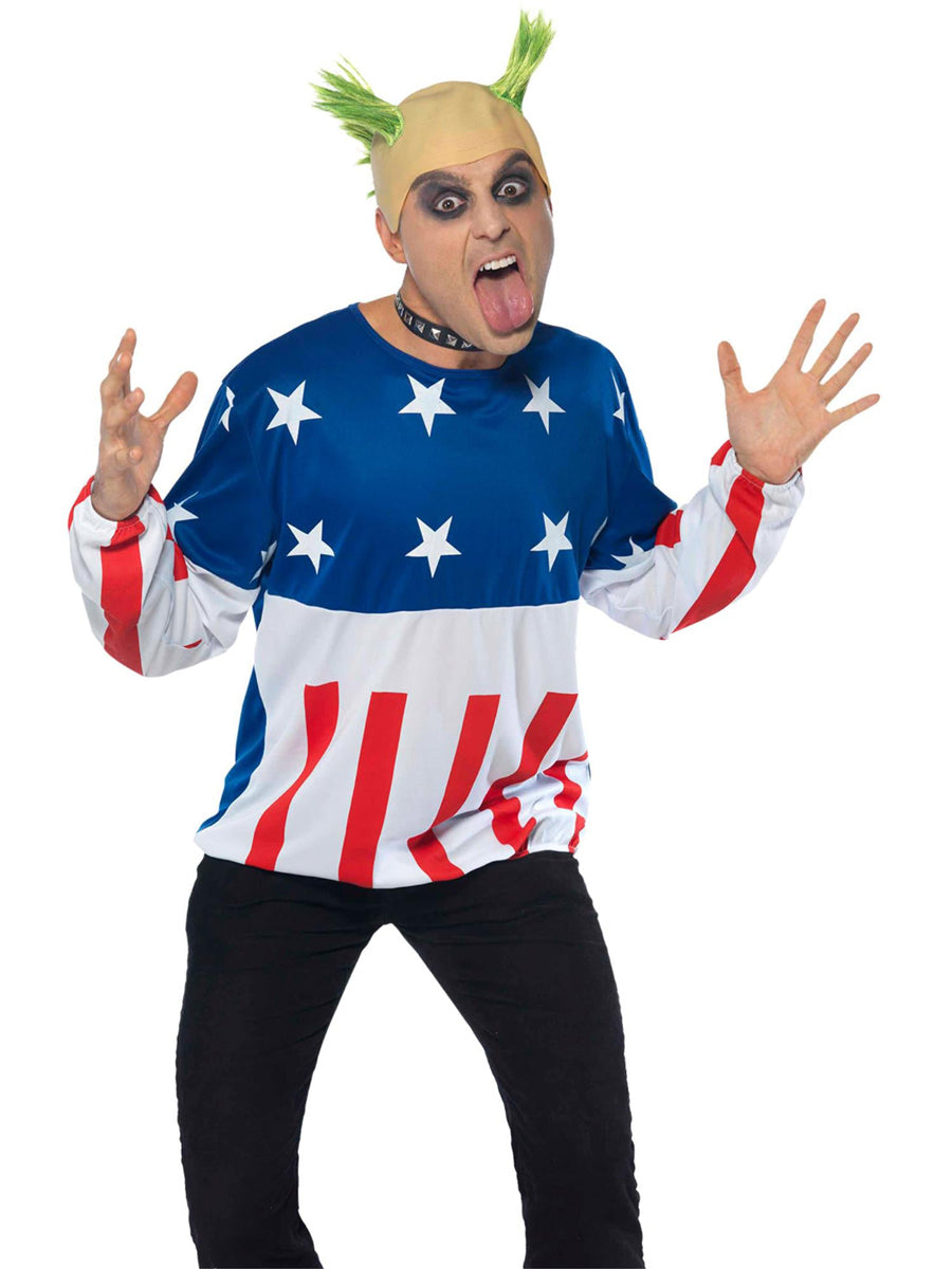 mens prodigy punk rock 1990s party costume - alternate image