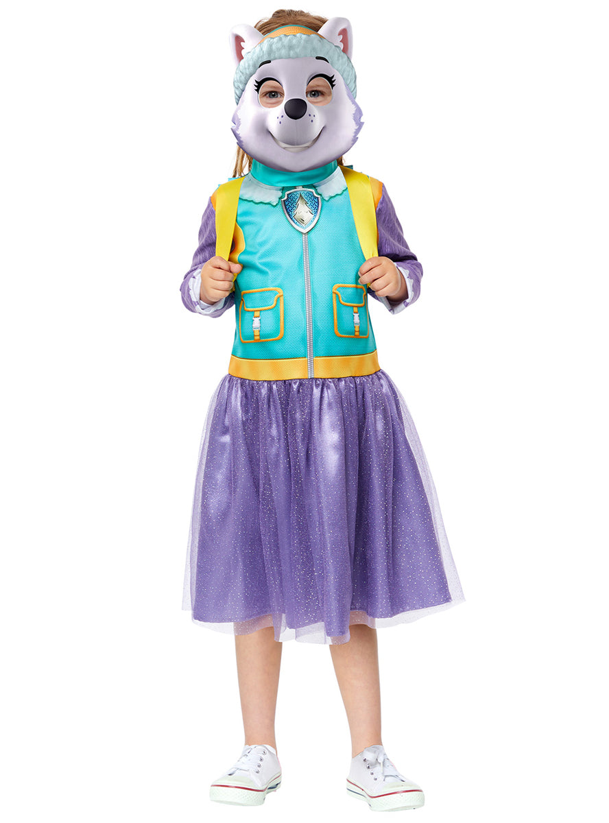 Girls Paw Patrol Everest Purple Tutu Costume - Main Image