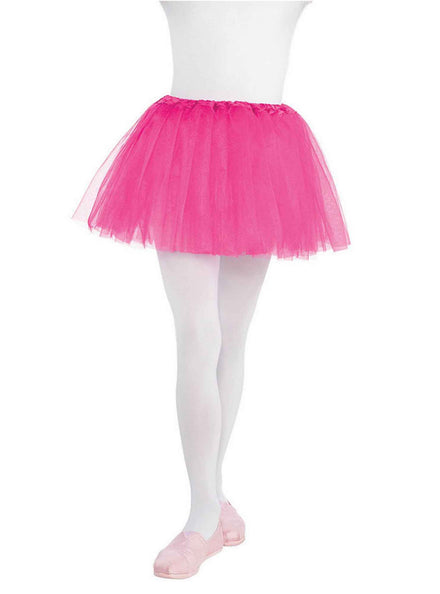 Girls Pink Fluffy Tutu Skirt