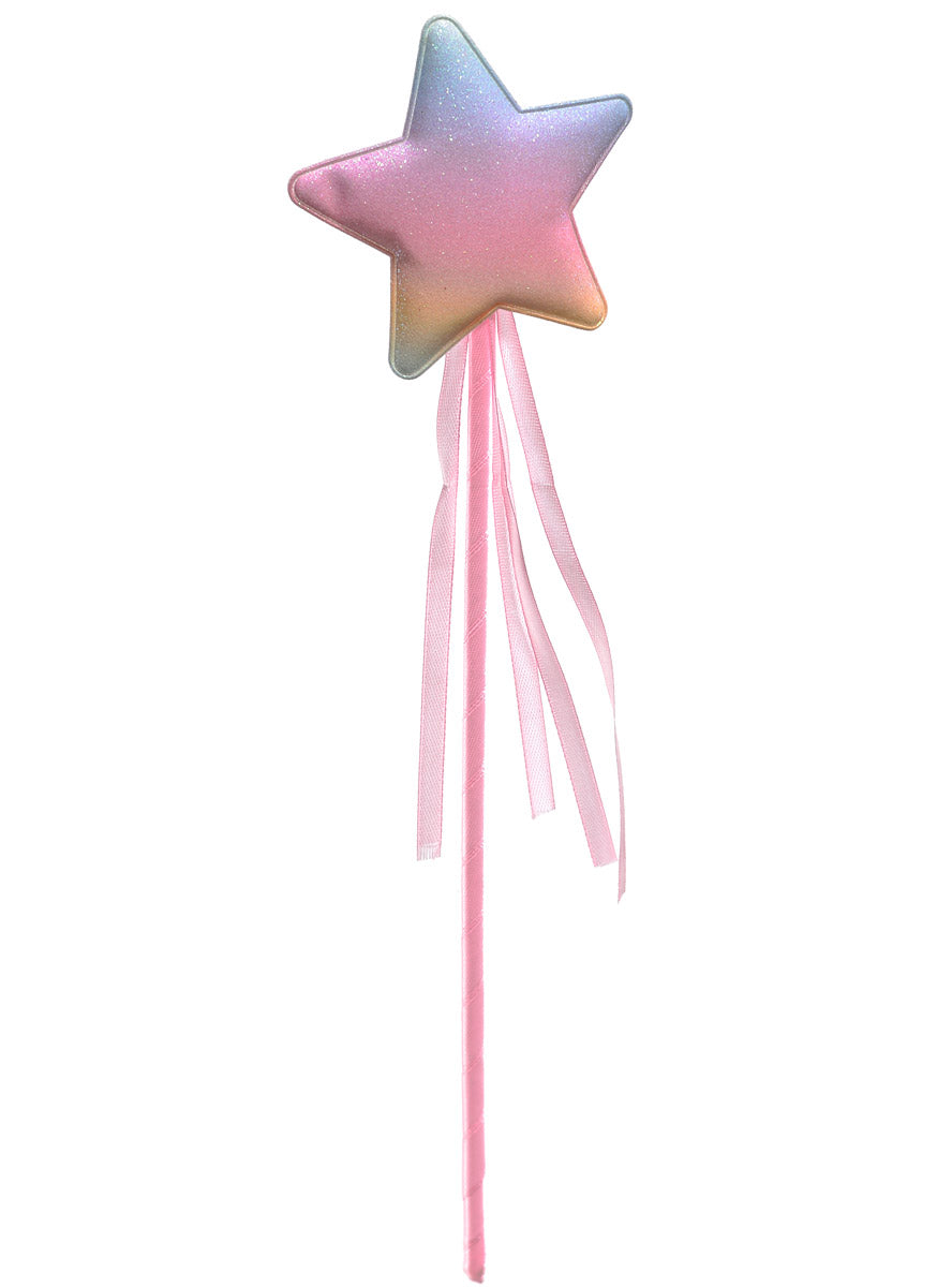 Image of Rainbow Fairy Star Shaped Costume Wand