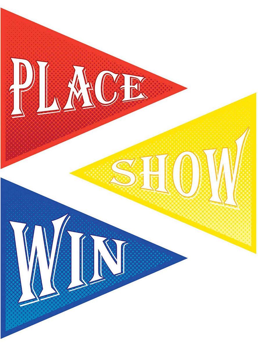 Racing Place Win Show Cut Outs - Main Image