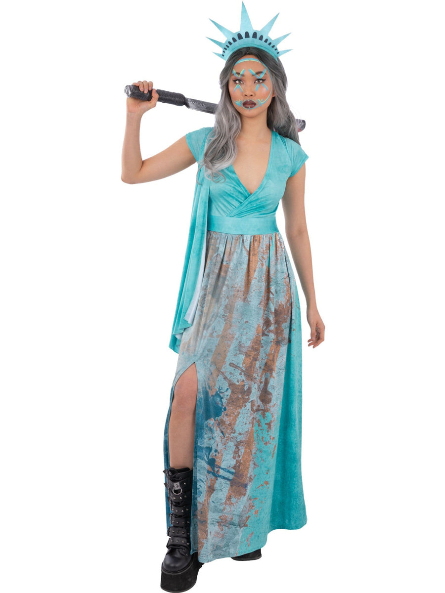 Plus Size Purge Liberty Death Halloween Womens Costume - Alternate Image 1