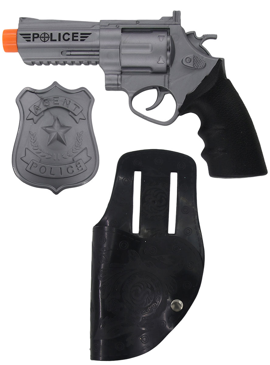 Image of Police Officer Novelty Gun Holster And Badge Accessory Set