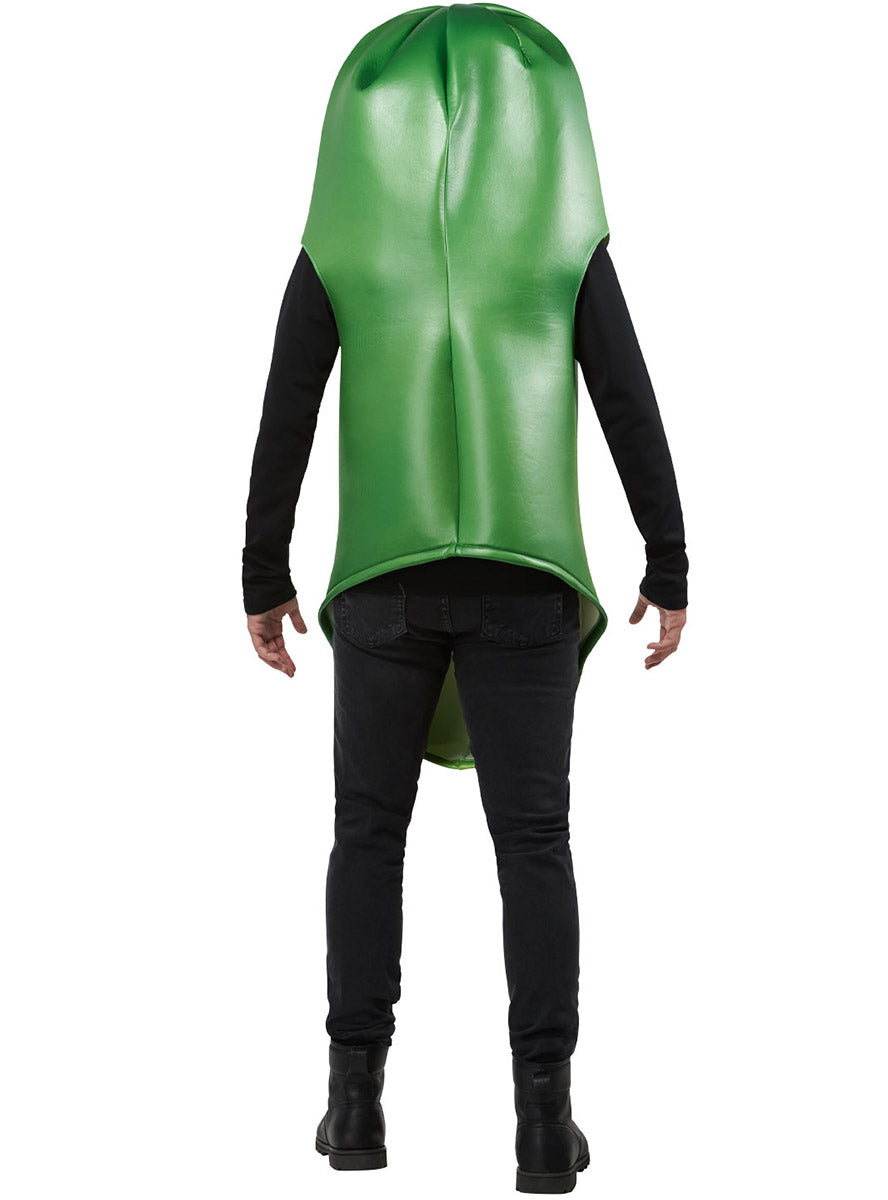 Image of Pickle Rick Mens Funny Costume - Back Image