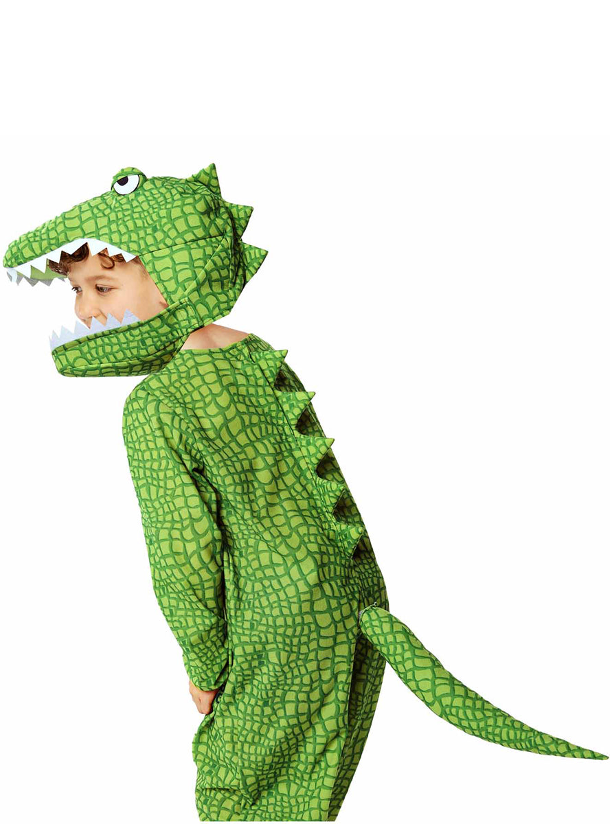 Boys Roald Dahl The Enormous Crocodile Book Week Costume - Back Image