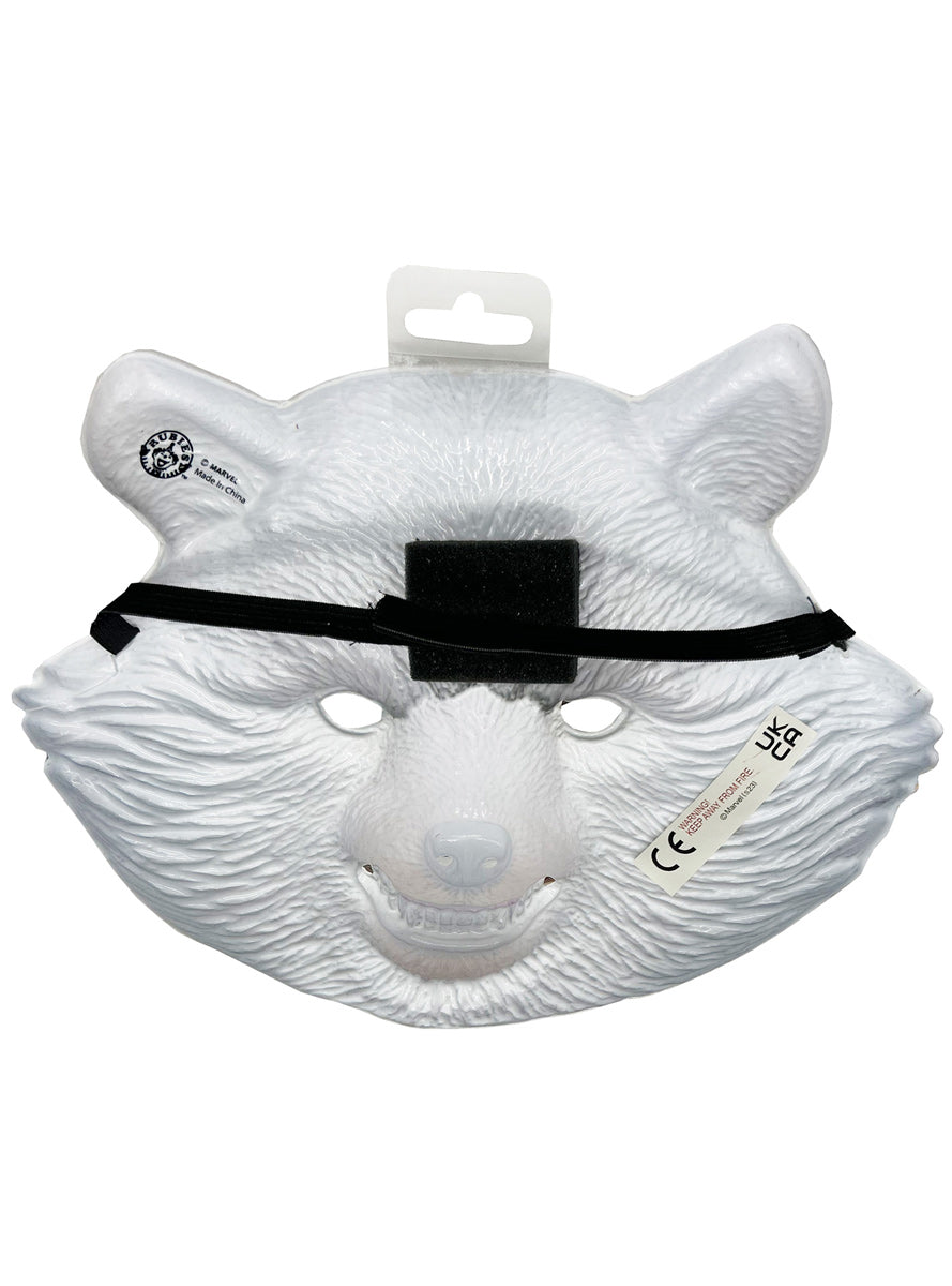 Guardians Of The Galaxy Kids Rocket Raccoon Molded Costume Mask - Back Image