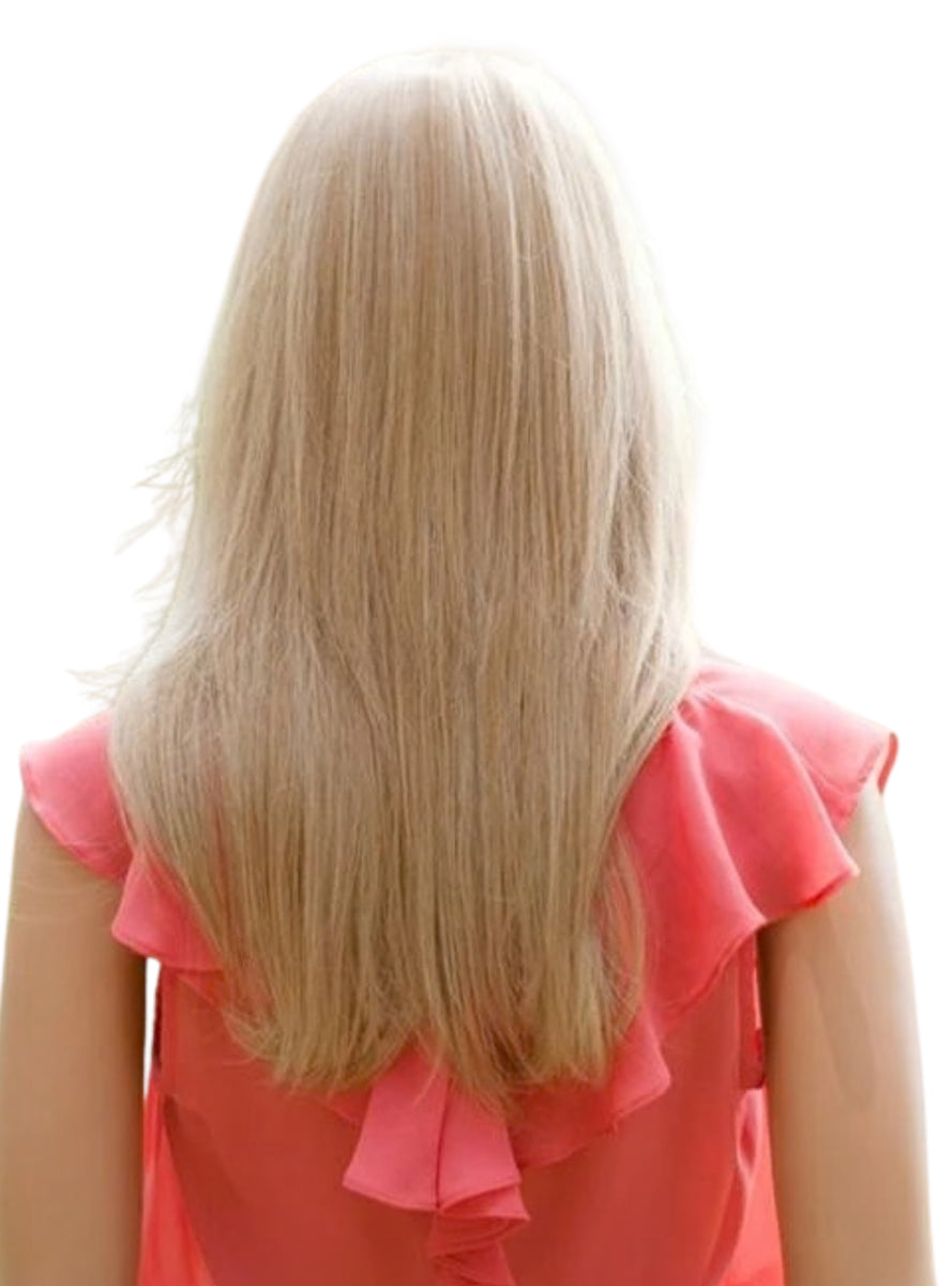 Sheridan Straight Blonde Layered Wig with Side Fringe