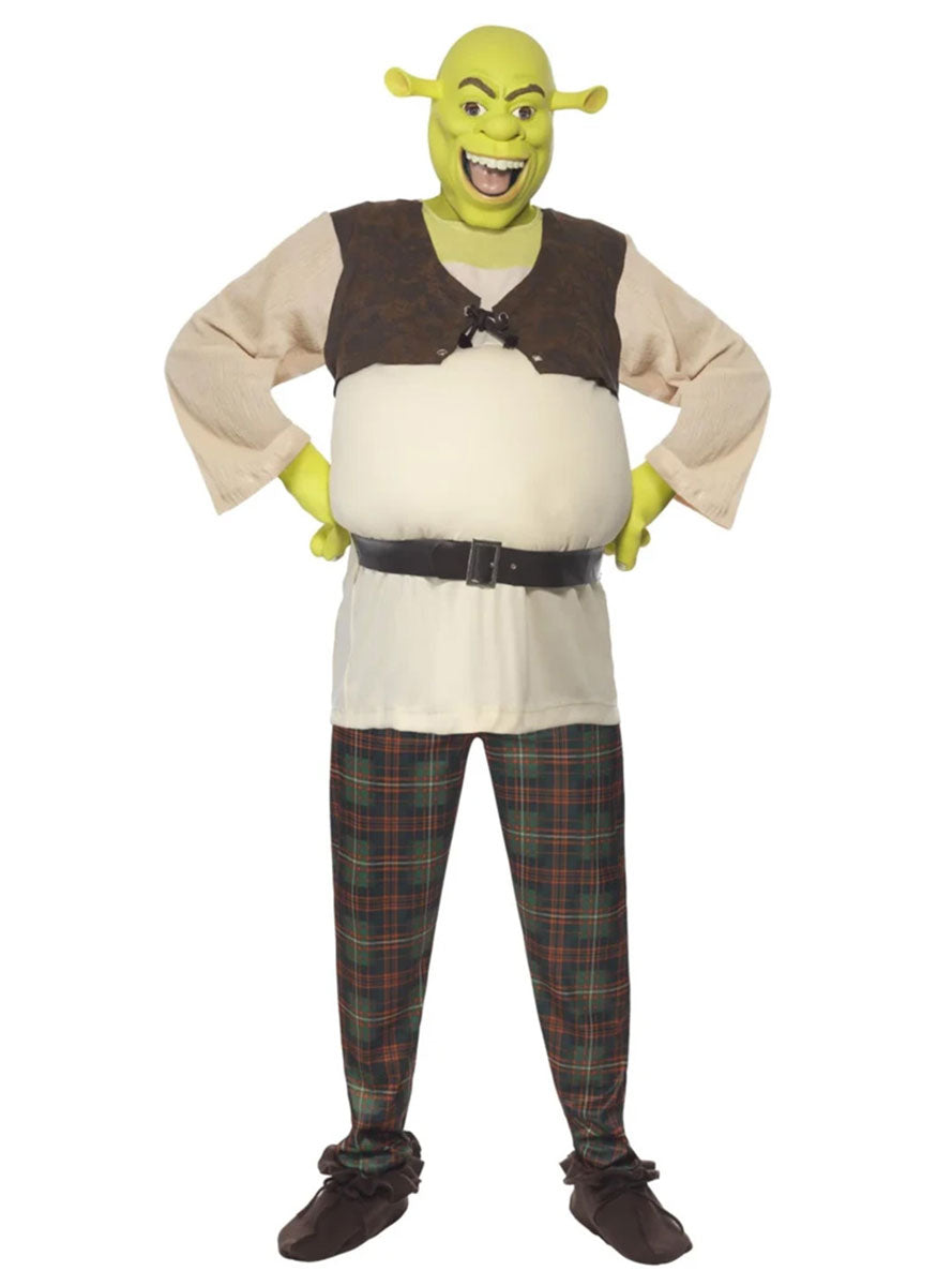 Shrek Deluxe Mens Character Costume - Main Image