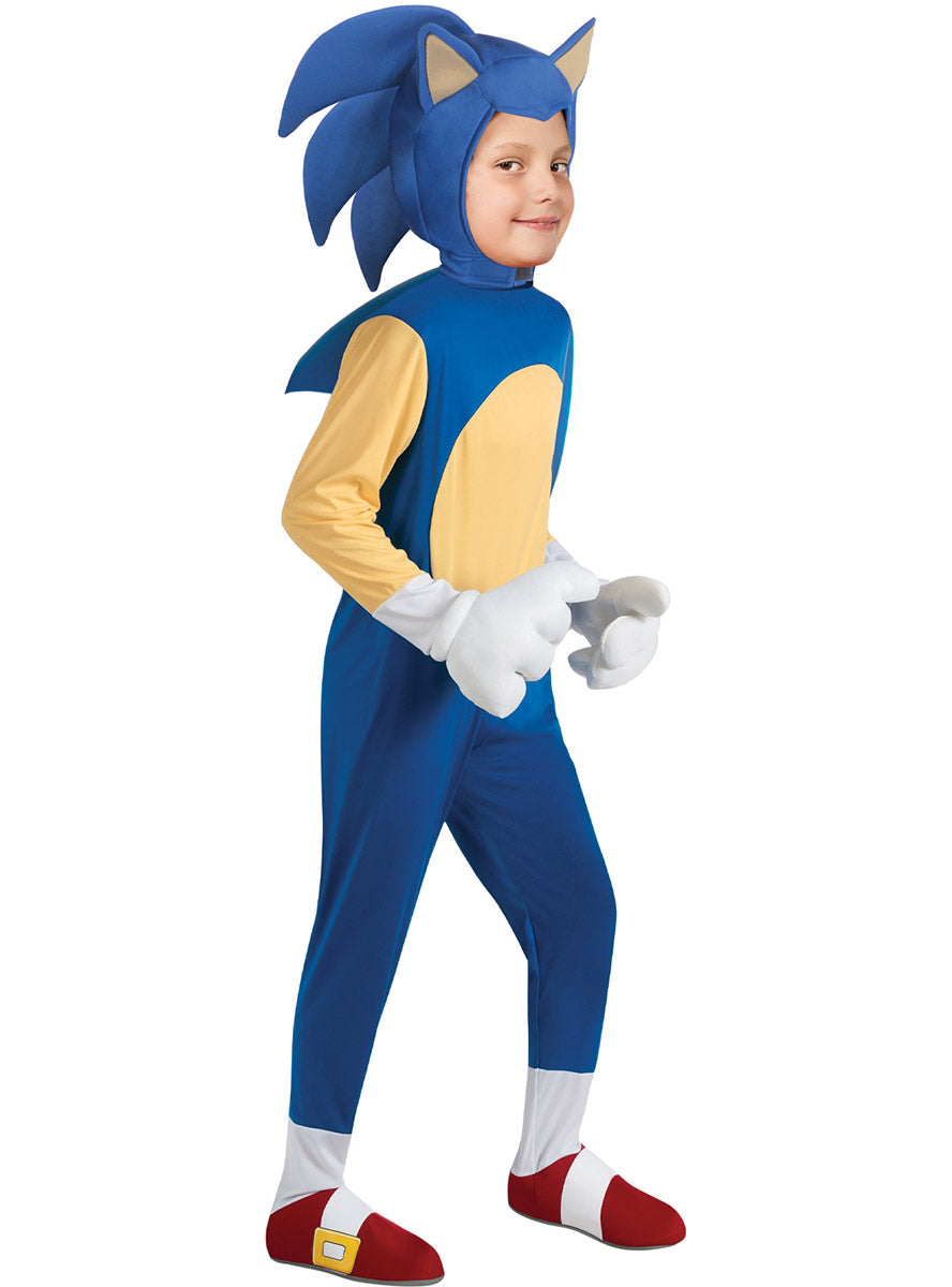 Licensed Sonic The Hedgehog Boys Costume - Main Image