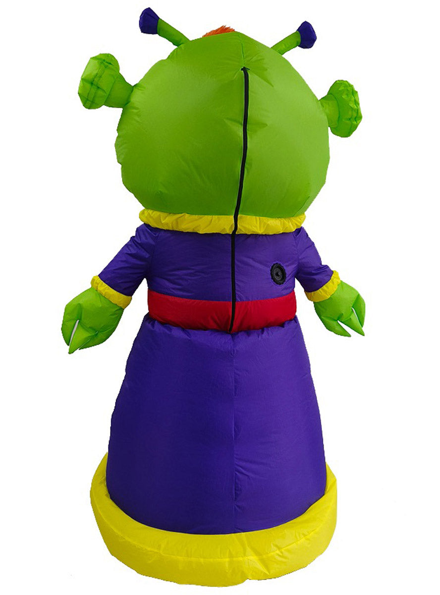 Back Image of Space Alien Novelty Adults Inflatable Costume