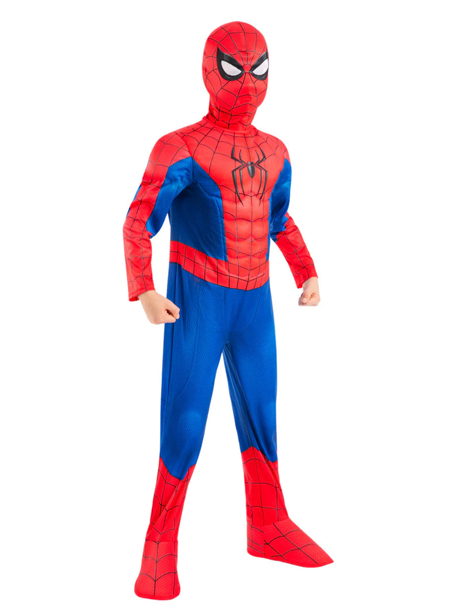Spider-Man Brand New Day Deluxe Boys Muscle Chest Superhero Costume - Alternative Image 2