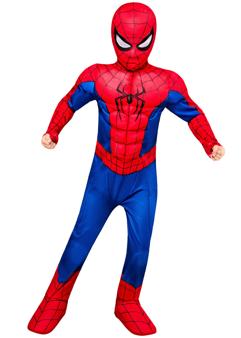 Spider-Man Brand New Day Deluxe Boys Muscle Chest Superhero Costume - Main Image