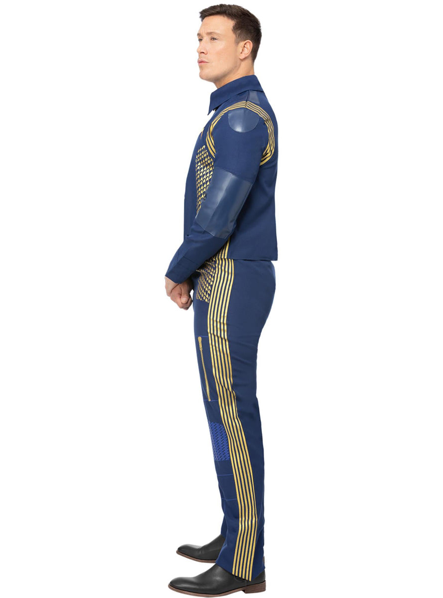Mens Star Trek Discovery Command Uniform Costume - Side Image