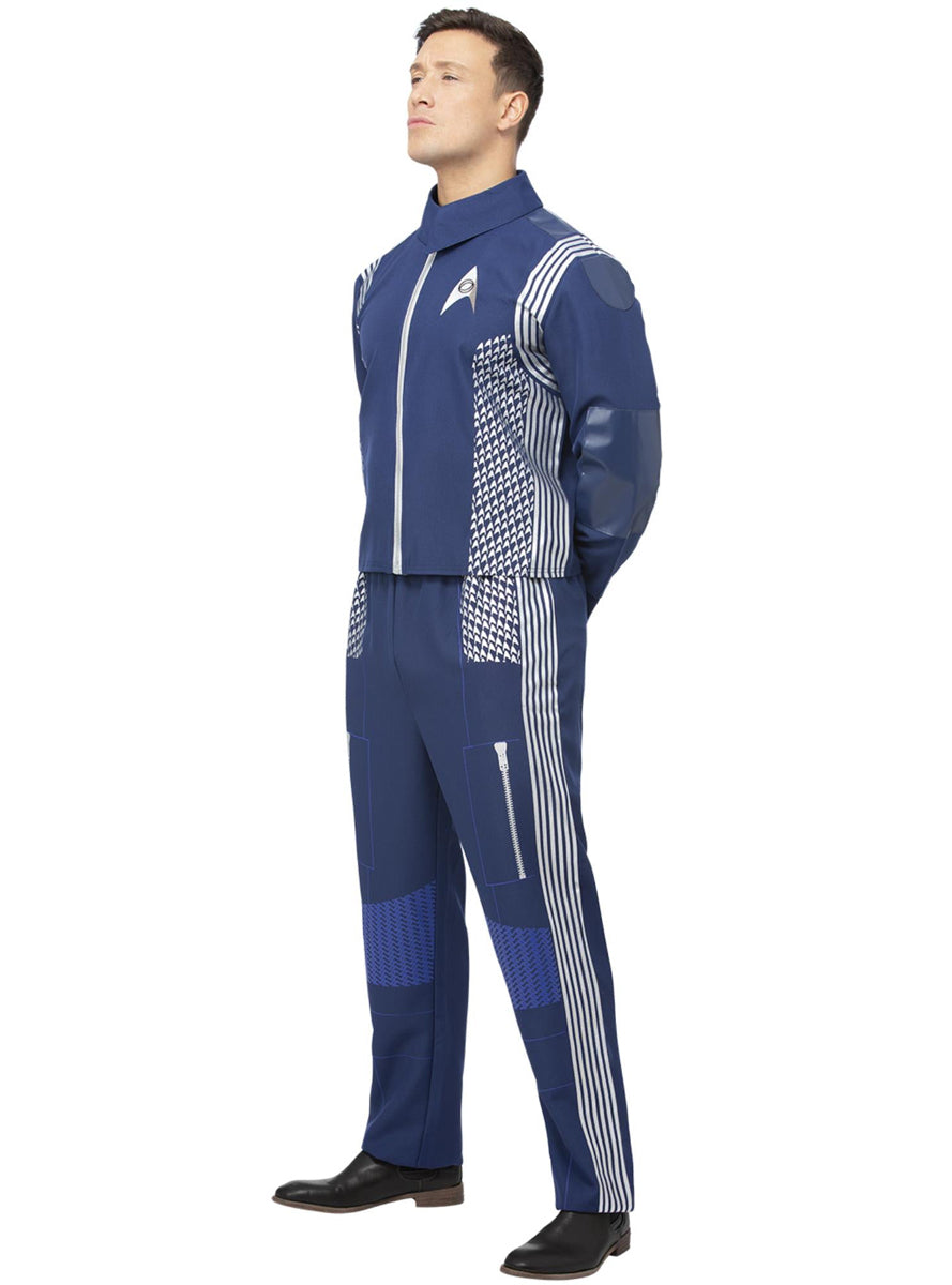 Mens Star Trek Discovery Sciences Uniform Costume - Alternative Image