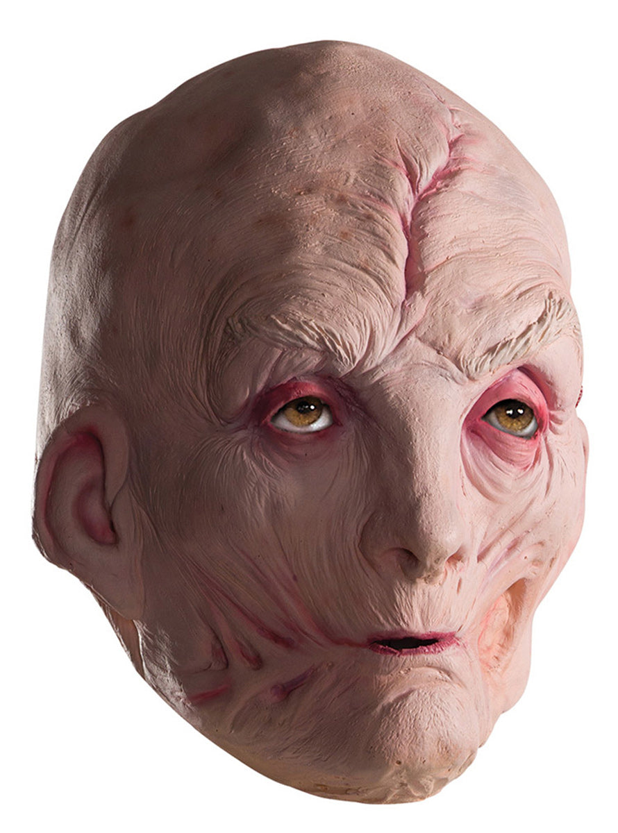Mens Supreme Leader Snoke Star Wars 3/4 Face Latex Costume Mask - Main Image
