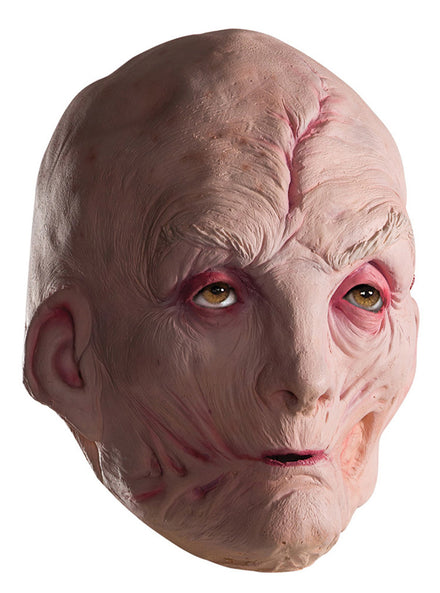 Mens Supreme Leader Snoke Star Wars 3/4 Face Latex Costume Mask - Main Image